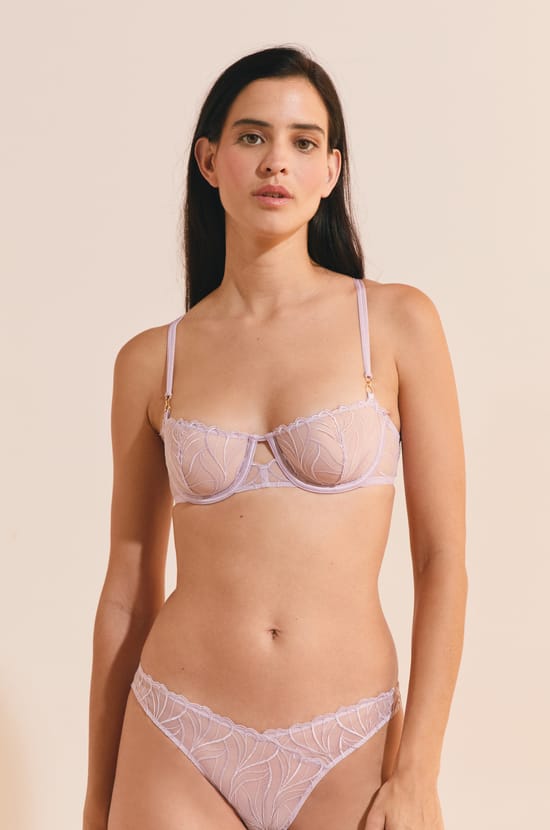 Soutien-gorge N.9 - Balconnet en broderie florale;${refinementColor}