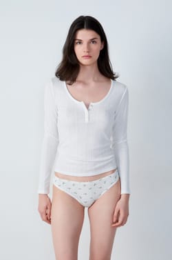 Pack of 3 Pointelle Briefs;${refinementColor}