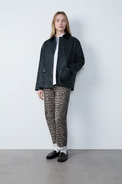 Parka with corduroy collar;${refinementColor}