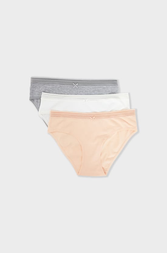 Pack of 3 Cotton Briefs;${refinementColor}