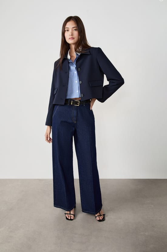 Wide cotton jeans;${refinementColor}