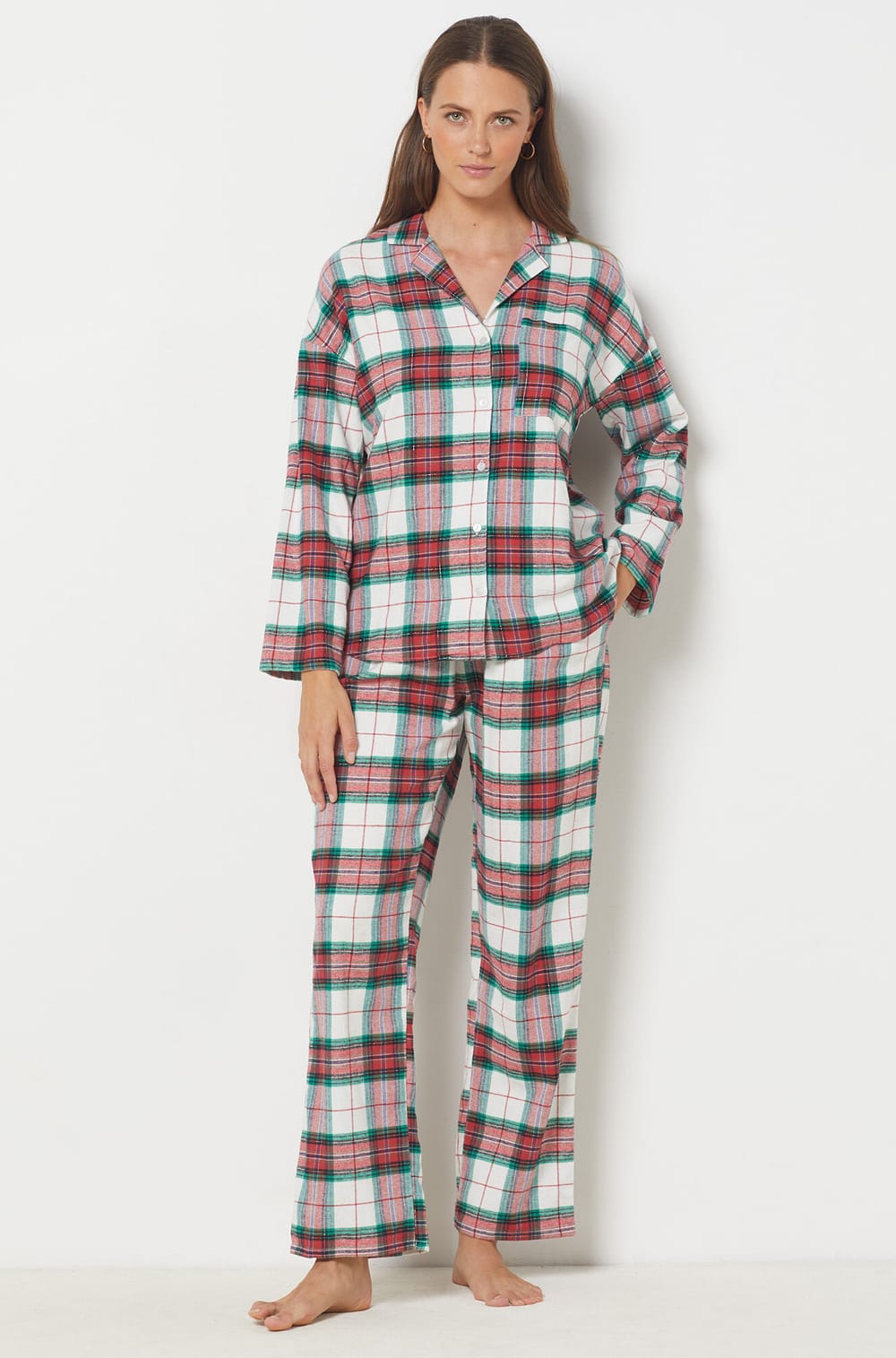 Pijama 3 piezas para mujer JORDAN ECRU ETAM