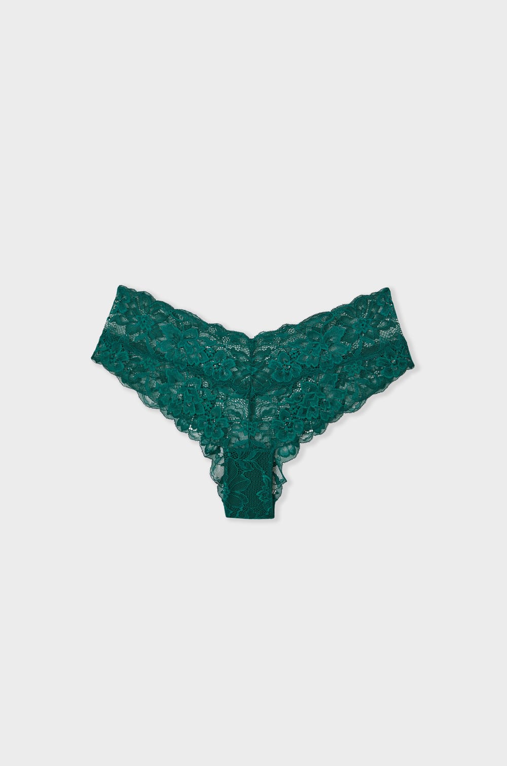 Braguita hipster V-shape de encaje;${refinementColor}