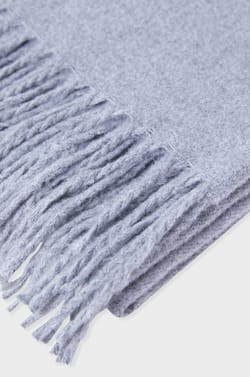 Scarf with fringes;${refinementColor}