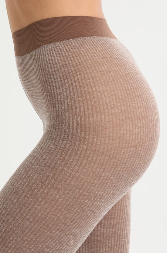 Blickdichte Strumpfhose mit Kaschmir;${refinementColor}