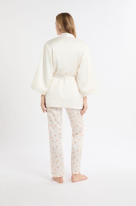 Piżama 3-częściowa z satyny;${refinementColor}