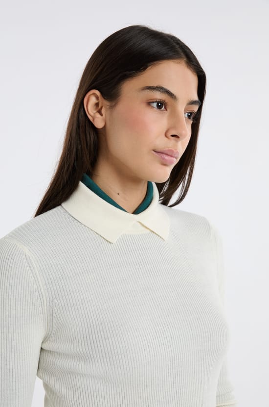 Polo manches longues;${refinementColor}