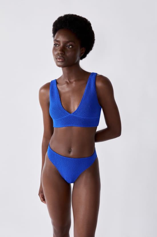 Triangle Bikini Top in Stretch Material;${refinementColor}