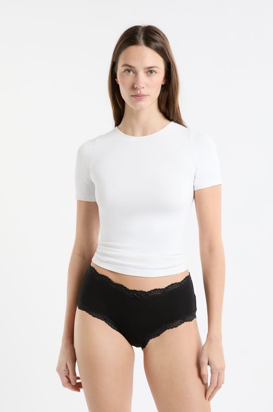 Pack of 3 Cotton Boyshorts;${refinementColor}