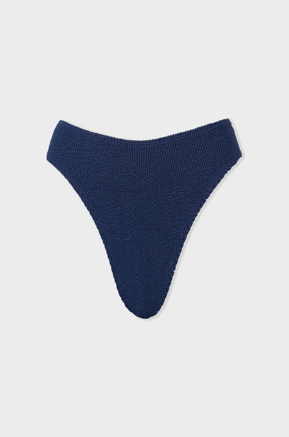 High-leg bikini in stretch material bikini bottom;${refinementColor}