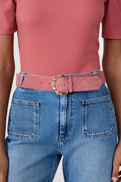 Ceinture en cuir;${refinementColor}