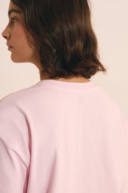 T-shirt de pyjama manches courtes en coton;${refinementColor}