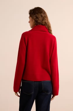 Pull col montant 100% cachemire;${refinementColor}