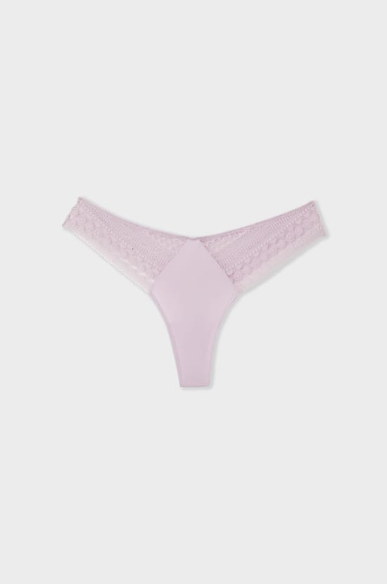 Tanga de encaje;${refinementColor}