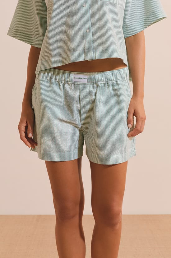 Pyjama Shorts with Cotton;${refinementColor}