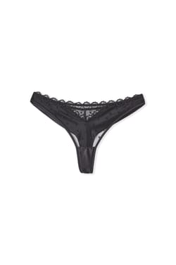 Embroidered Thong;${refinementColor}