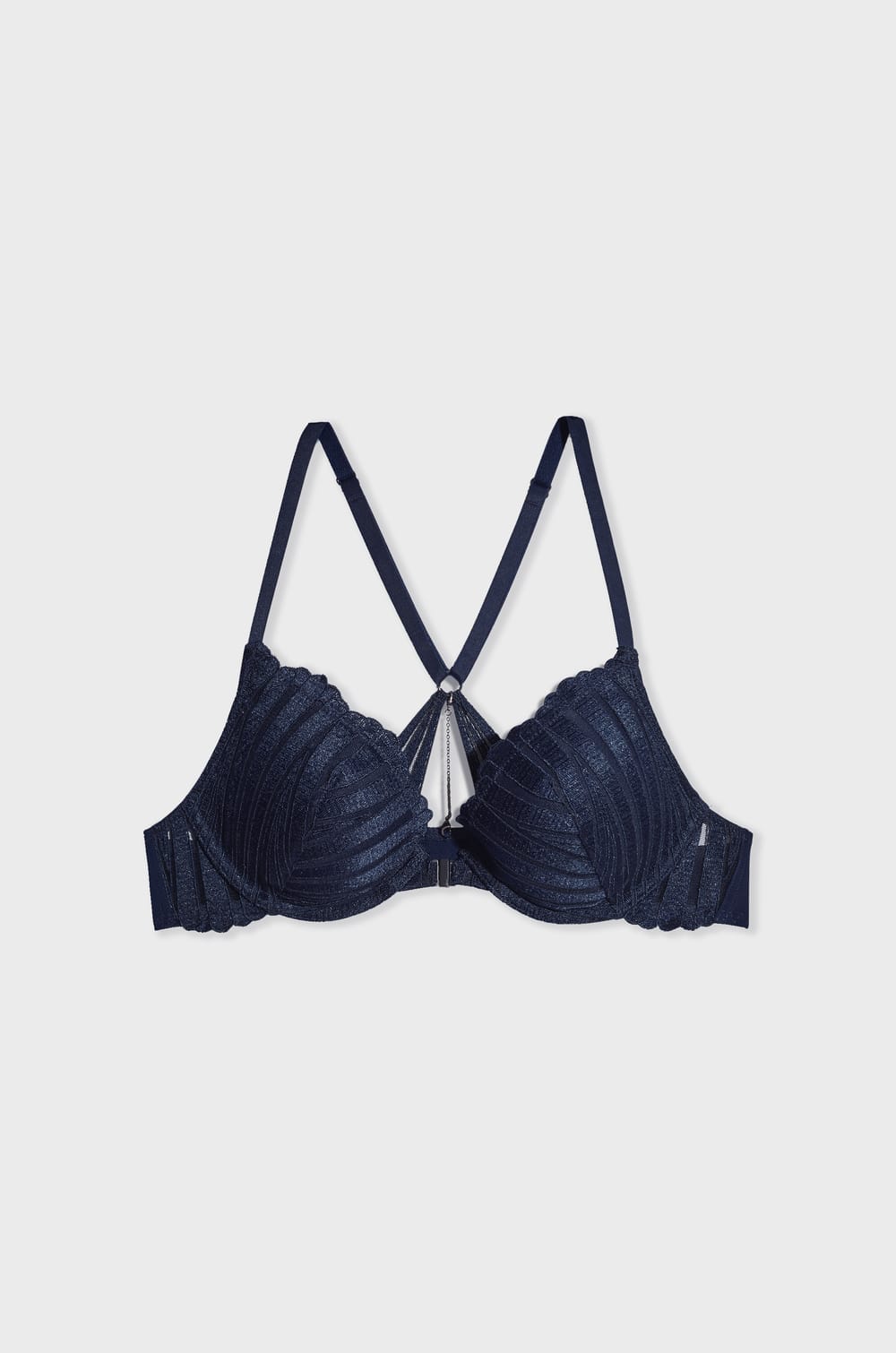 Bra No. 2 - The Plunge Push-Up with Jewel Details;${refinementColor}