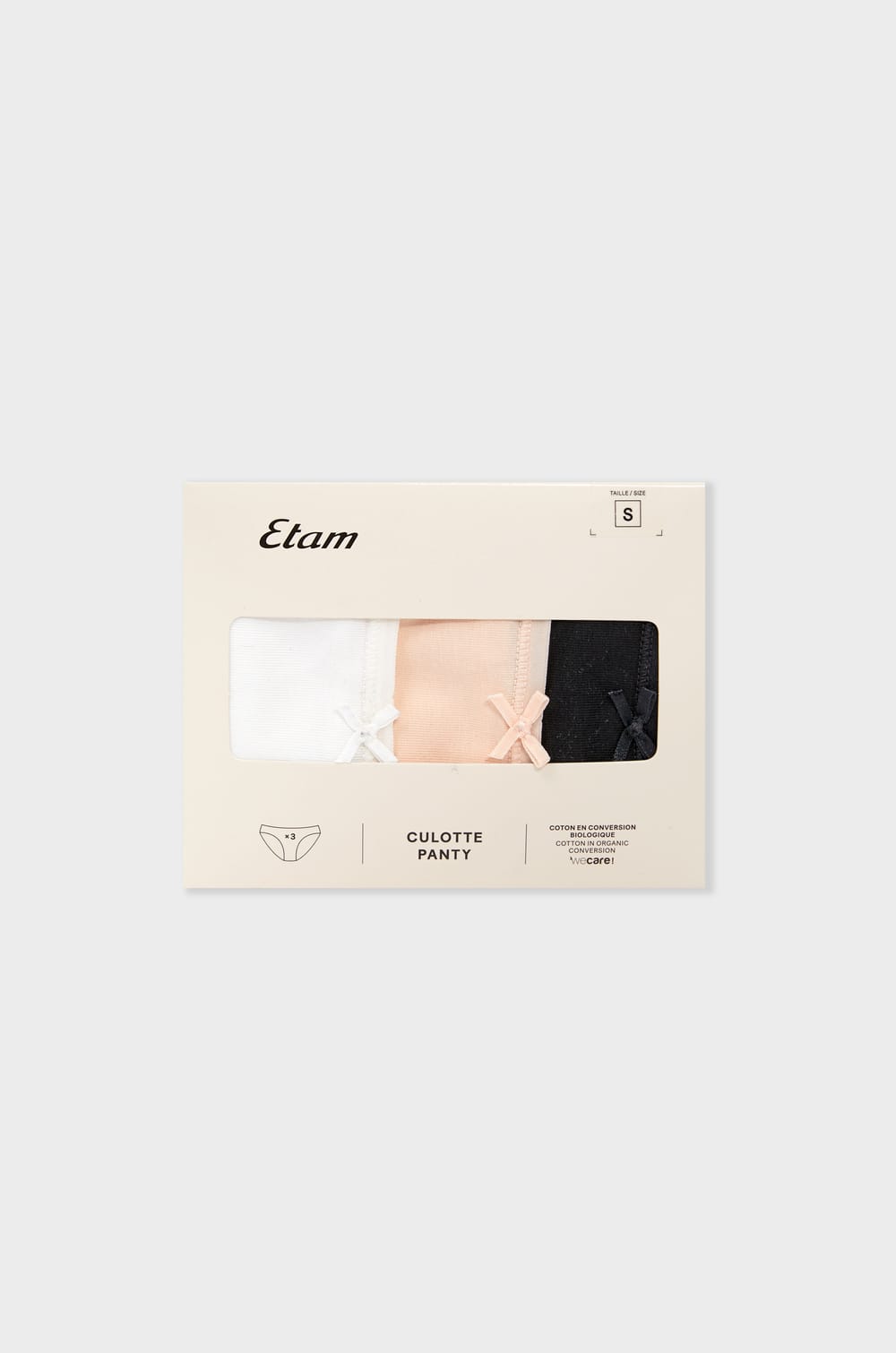 Pack of 3 Cotton Briefs;${refinementColor}