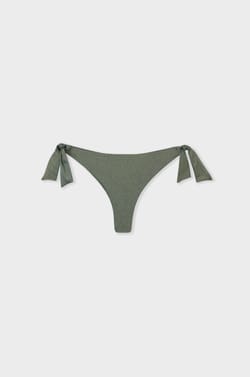 Braguita de bikini tejido brillante;${refinementColor}