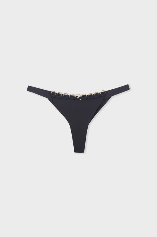 Tanga en microfibre;${refinementColor}