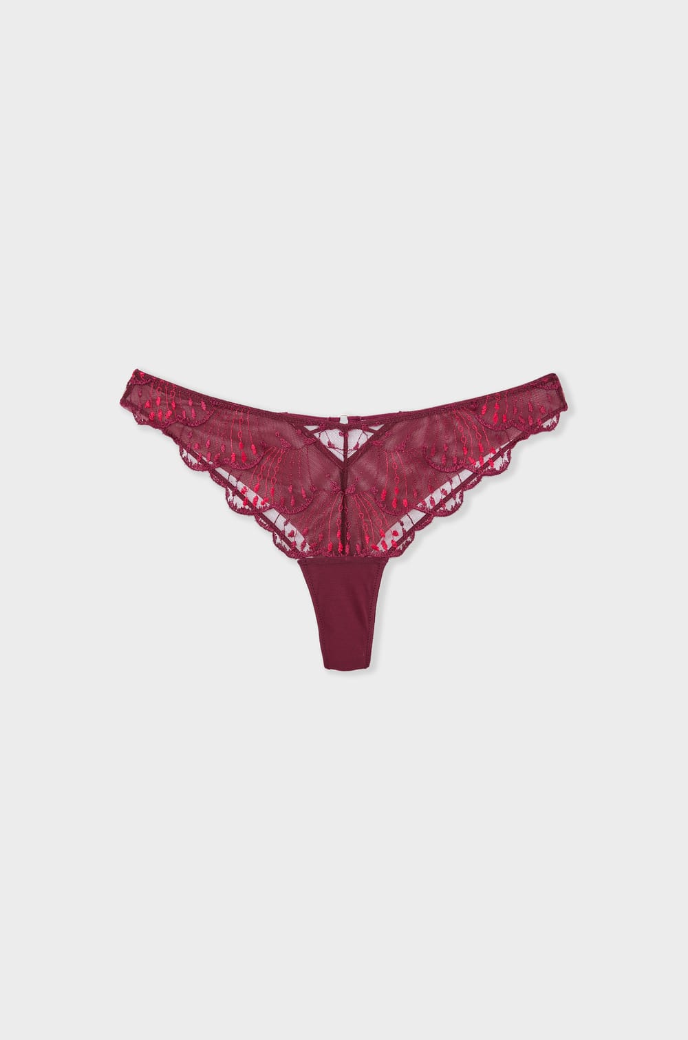 Tanga en broderie florale;${refinementColor}