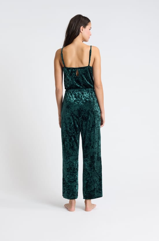 Combinaison de pyjama en velours;${refinementColor}