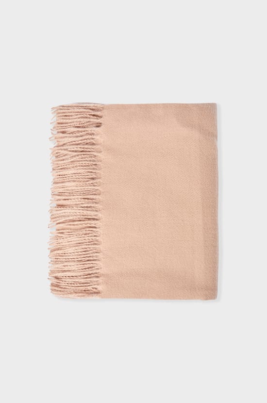Echarpe à motifs avec franges;${refinementColor}