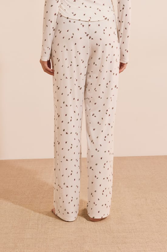 Pantalon de pyjama &agrave; motifs;${refinementColor}