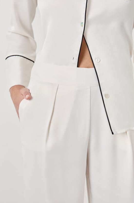 Satin Pyjama Trousers;${refinementColor}