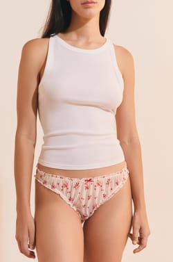 Culotte bloomer avec fleurs;${refinementColor}