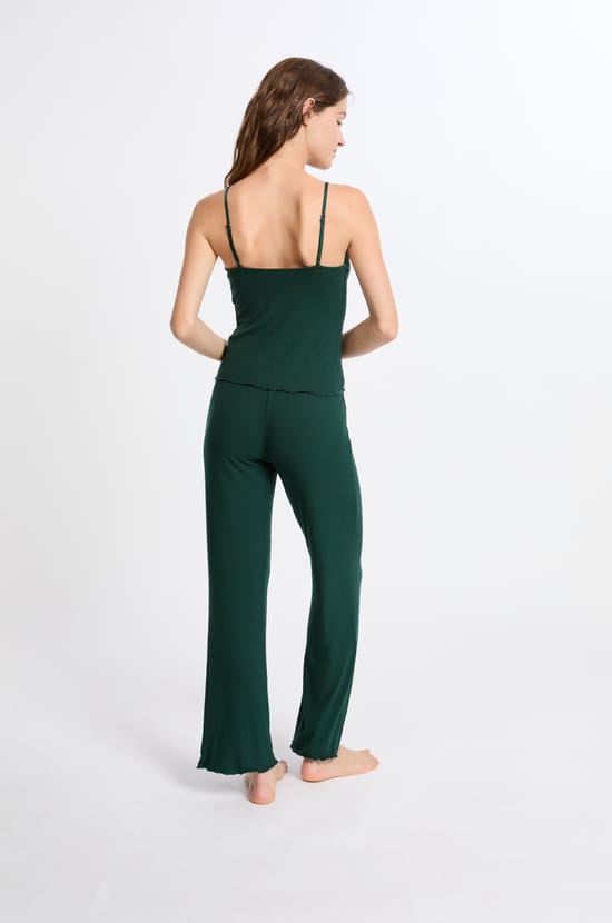 Pyjama 2 pièces en maille fine;${refinementColor}
