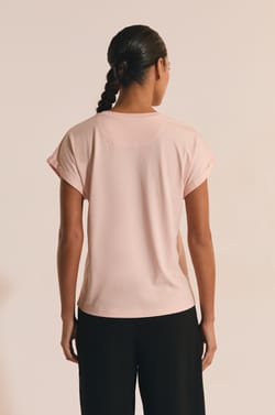 T-shirt manches courtes avec coton;${refinementColor}