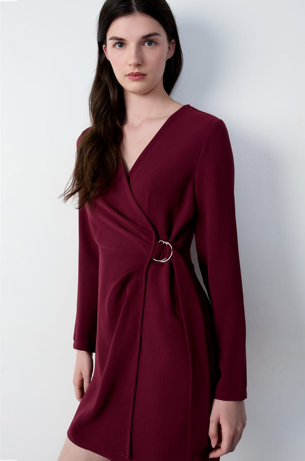 Short Flowing Dress;${refinementColor}