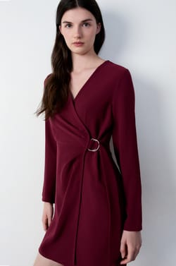 Short Flowing Dress;${refinementColor}