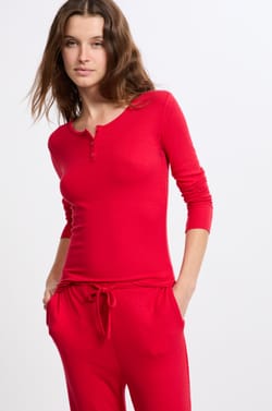 T-shirt de pyjama manches longues;${refinementColor}