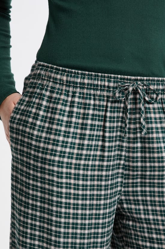 Pantalon de pyjama à carreaux;${refinementColor}