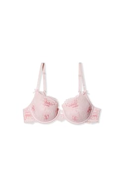 Soutien-gorge N.4 - Le coques fines en broderie florale;${refinementColor}