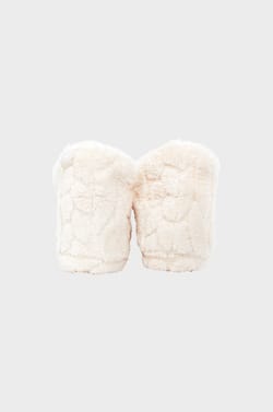 Faux Fur Ankle Boot Slippers;${refinementColor}