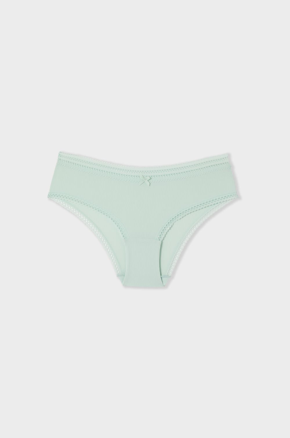 Shorty microfibre détails dentelle;${refinementColor}