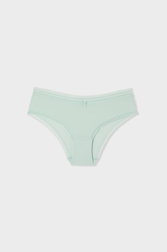 Shorty microfibre détails dentelle;${refinementColor}