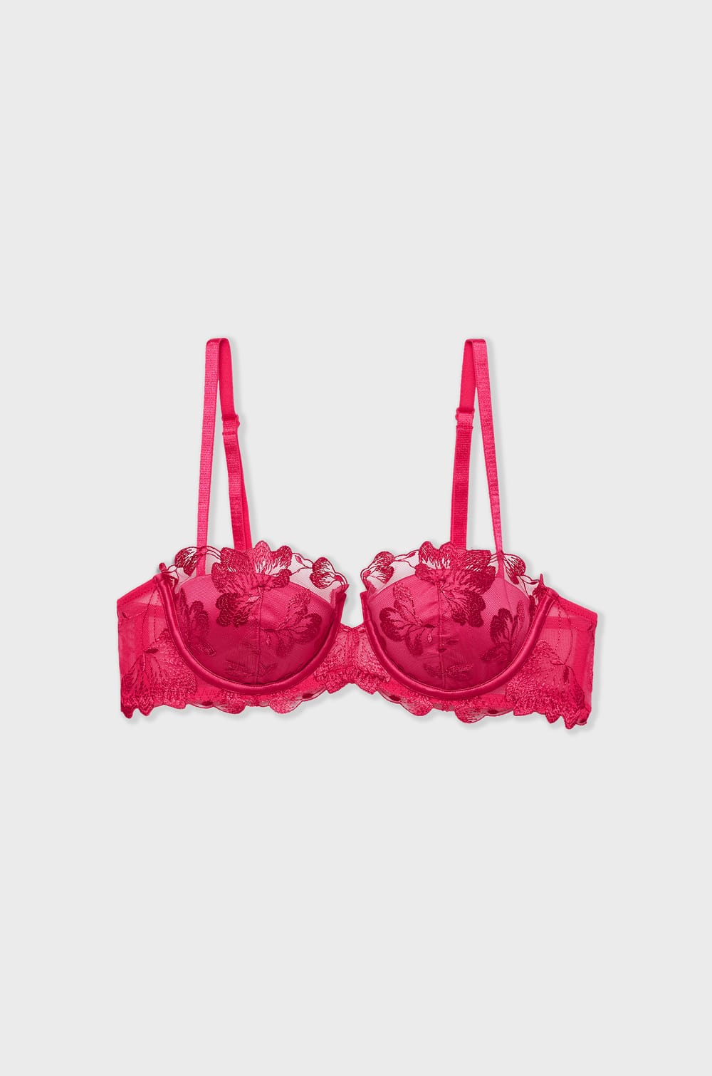 Push-up Balconette Bra;${refinementColor}
