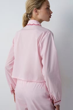 Pyjama-Hemd mit Bubikragen;${refinementColor}