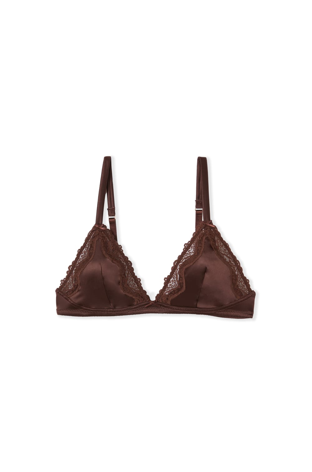 Soutien-gorge triangle satin&eacute;;${refinementColor}