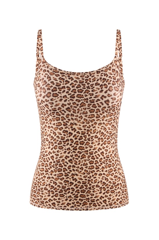Microfibre Top with Integrated Bra;${refinementColor}