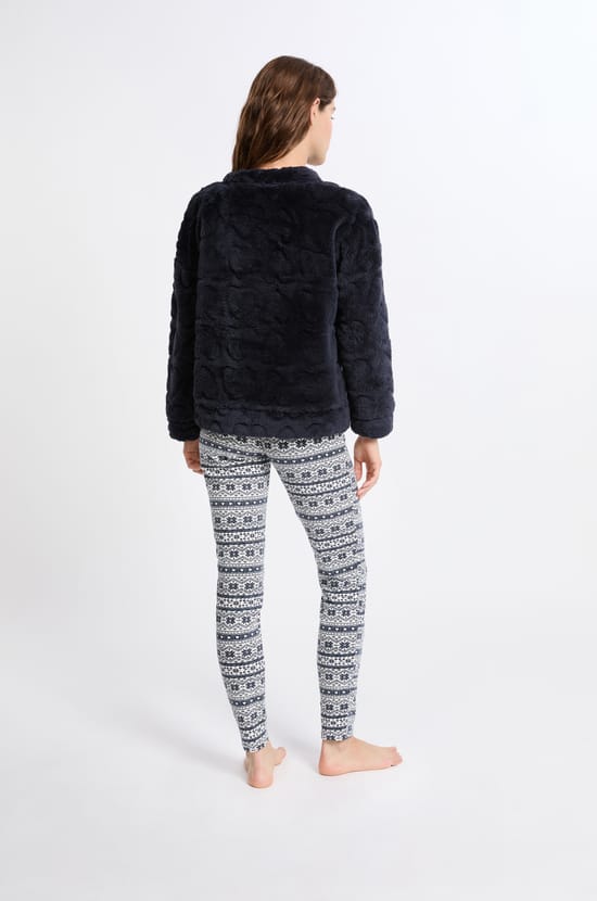 Pyjama 2 pièces à motifs;${refinementColor}