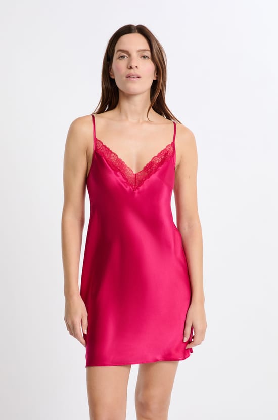 Washable Silk Chemise;${refinementColor}