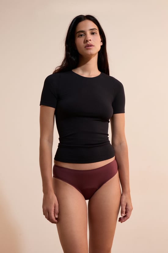 Culotte menstruelle - Flux moyen;${refinementColor}