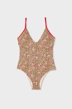 Haut de maillot de bain 1 pi&egrave;ce imprim&eacute; l&eacute;opard;${refinementColor}
