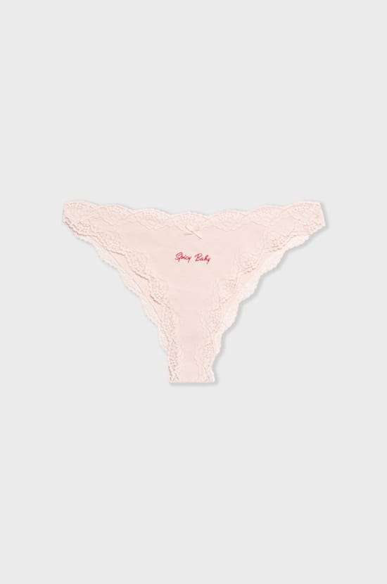 Culotte br&eacute;silien coton d&eacute;tails dentelle;${refinementColor}