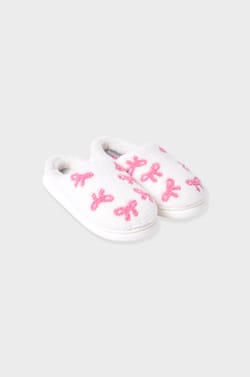 Chaussons à motifs en fausse fourrure;${refinementColor}